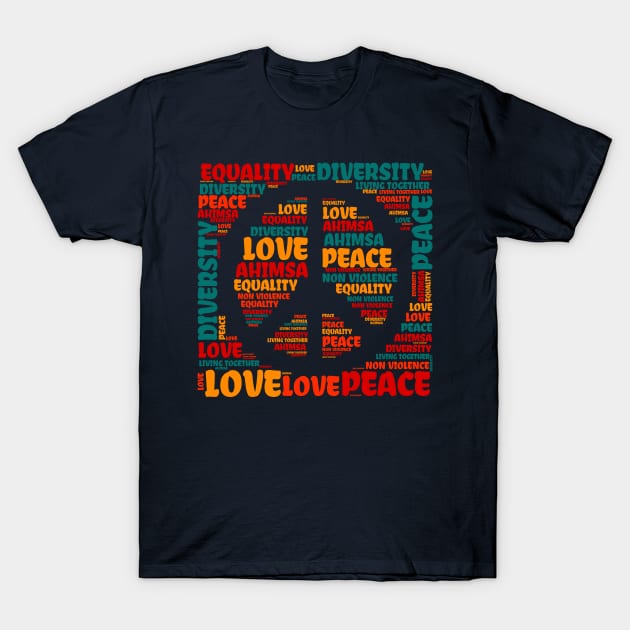 Love and Peace T-Shirt by MZeeDesigns